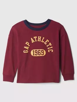 Лонгслив GAP Longsleeve, красный