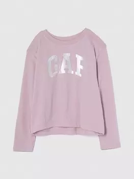 Лонгслив GAP Longsleeve, розовый