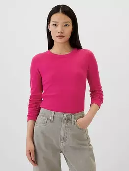 Лонгслив GAP Longsleeve, розовый