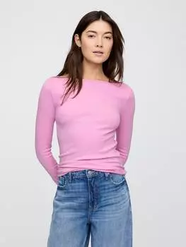 Лонгслив GAP, розовый