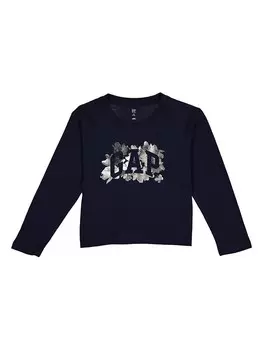 Лонгслив GAP, темно-синий