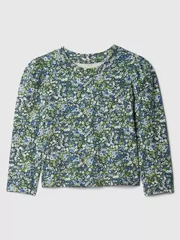 Лонгслив GAP, зеленый