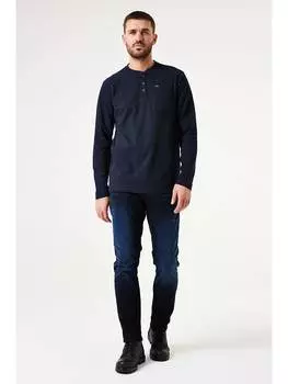 Лонгслив Garcia, темно-синий