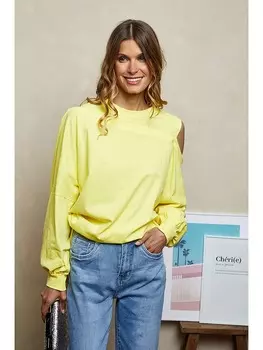 Лонгслив Giga Josfine, желтый