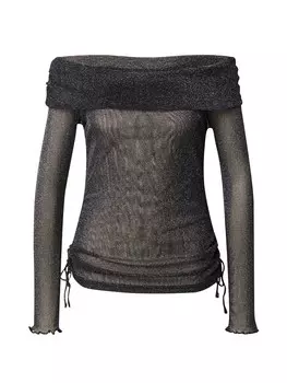 Лонгслив Gina Tricot, черный