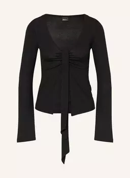 Лонгслив gina tricot, черный