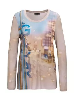 Лонгслив Goldner, бежевый