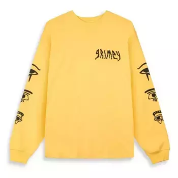 Лонгслив Grimey Peace Within, желтый