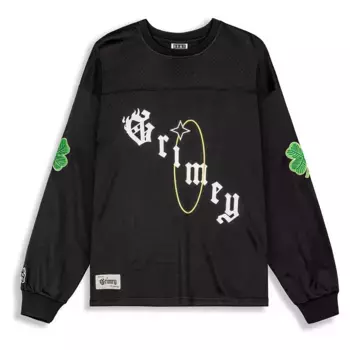 Лонгслив Grimey Saoirse Mesh, черный