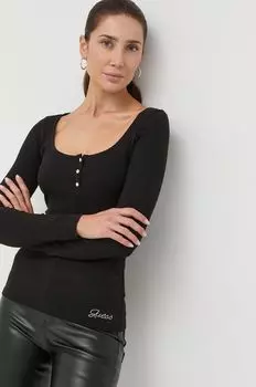 Лонгслив Guess, черный