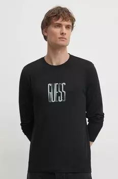 Лонгслив Guess, черный