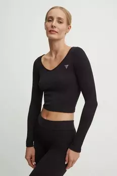 Лонгслив Guess, черный