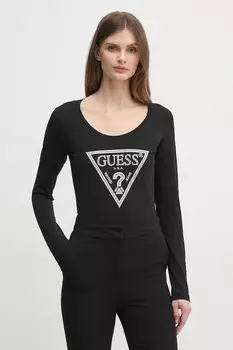 Лонгслив Guess, черный