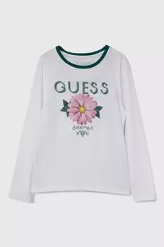 Лонгслив Guess для детей, белый