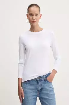 Лонгслив Guess Jeans, белый