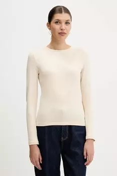 Лонгслив Guess Jeans, бежевый