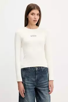 Лонгслив Guess Jeans, бежевый