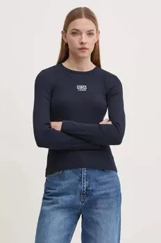 Лонгслив Guess Jeans, темно-синий