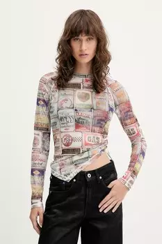 Лонгслив Guess Originals, бежевый