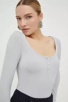 Лонгслив Guess, серый