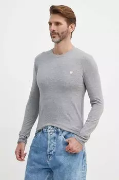 Лонгслив Guess, серый