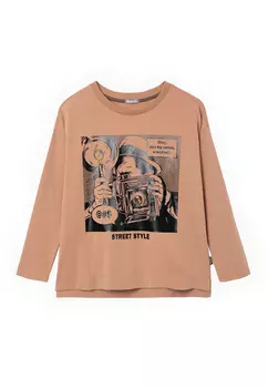 Лонгслив Gulliver Langarmshirt, бежевый