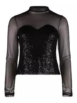 Лонгслив Hailys Shirt Na44nja, черный