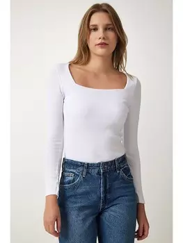 Лонгслив Happiness Istanbul Longsleeve, белый