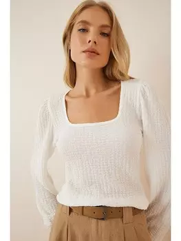 Лонгслив Happiness Istanbul Longsleeve, белый