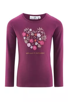 Лонгслив happy girls Shirt, цвет red violet