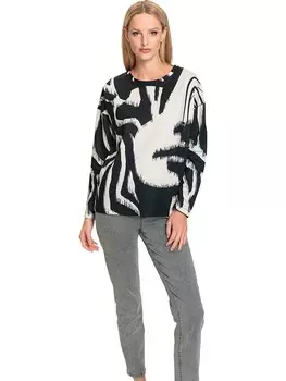 Лонгслив Heine, черный/белый