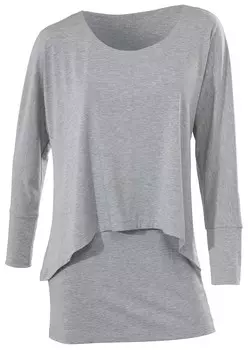 Лонгслив Heine, пятнистый серый