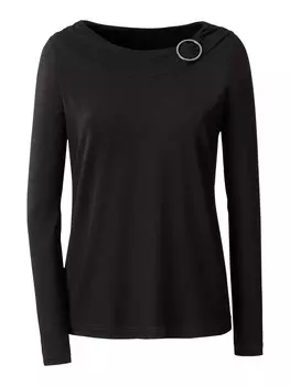 Лонгслив heine Shirt, черный