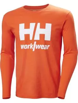 Лонгслив Helly Hansen, оранжевый