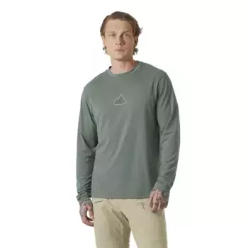 Лонгслив Helly Hansen Skog Graphic Tee, серый