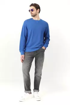 Лонгслив, хлопок Medicine, синий