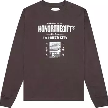 Лонгслив Honor The Gift Stereo Long-Sleeve 'Black', черный