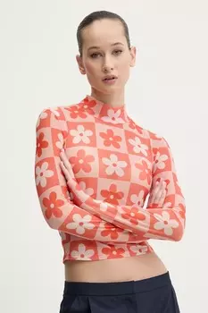 Лонгслив Hugo Blue, оранжевый