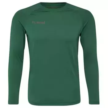Лонгслив Hummel FirsPerformance, зеленый