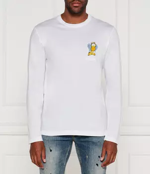 Лонгслив Iceberg ICEBERG X GARFIELD Regular Fit, белый