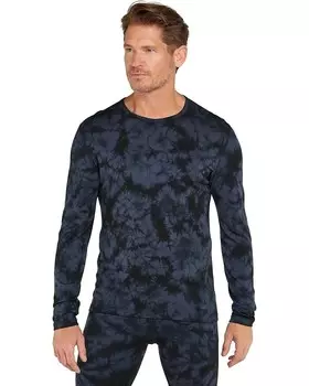 Лонгслив Icebreaker Merino 200 Oasis Long Sleeve Crewe Cloud Dye, цвет Graphite/Black