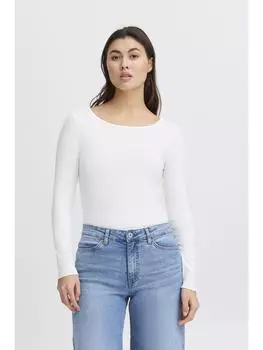 Лонгслив ICHI, белый