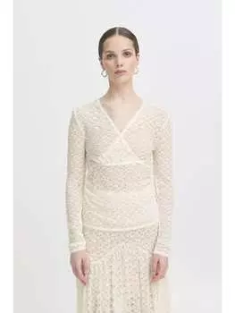 Лонгслив ICHI, белый