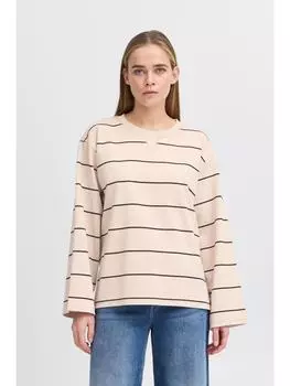 Лонгслив ICHI, бежевый