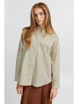 Лонгслив ICHI, бежевый