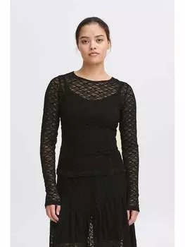 Лонгслив ICHI, черный