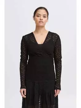 Лонгслив ICHI, черный