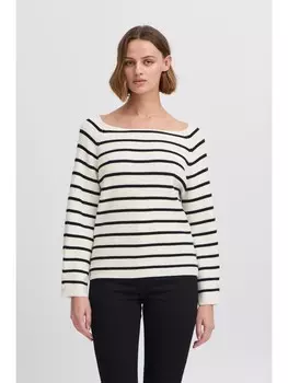 Лонгслив ICHI Longsleeve, белый