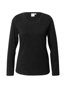 Лонгслив Ichi REBEL, пятнистый черный