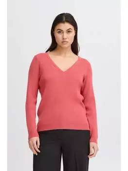 Лонгслив ICHI, розовый